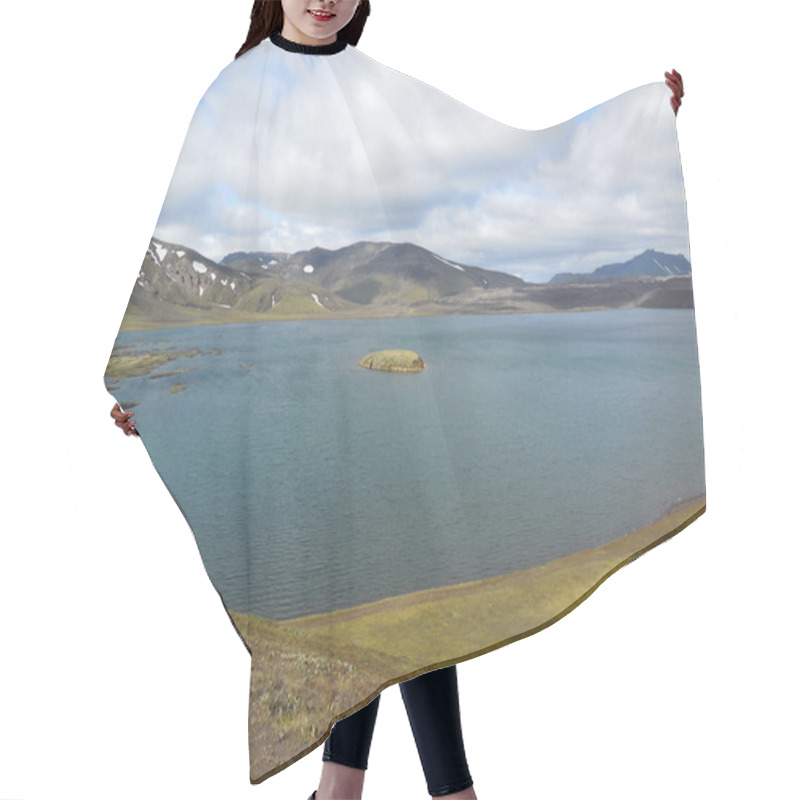 Personality  Natural Scenery In Iceland Hair Cutting Cape