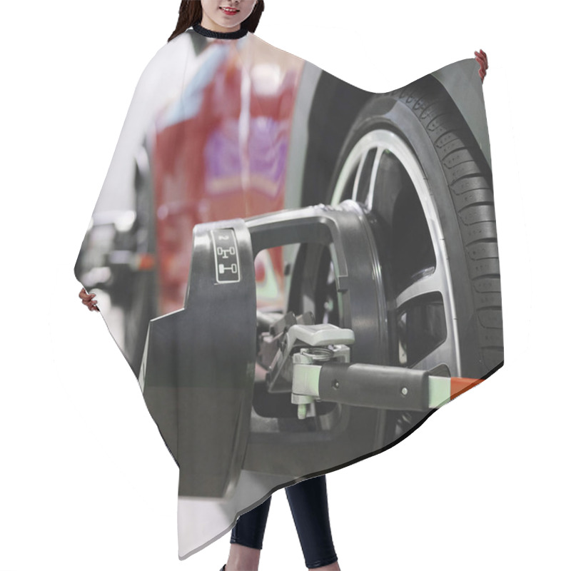 Personality  Wheel Alignment Equipment Hair Cutting Cape