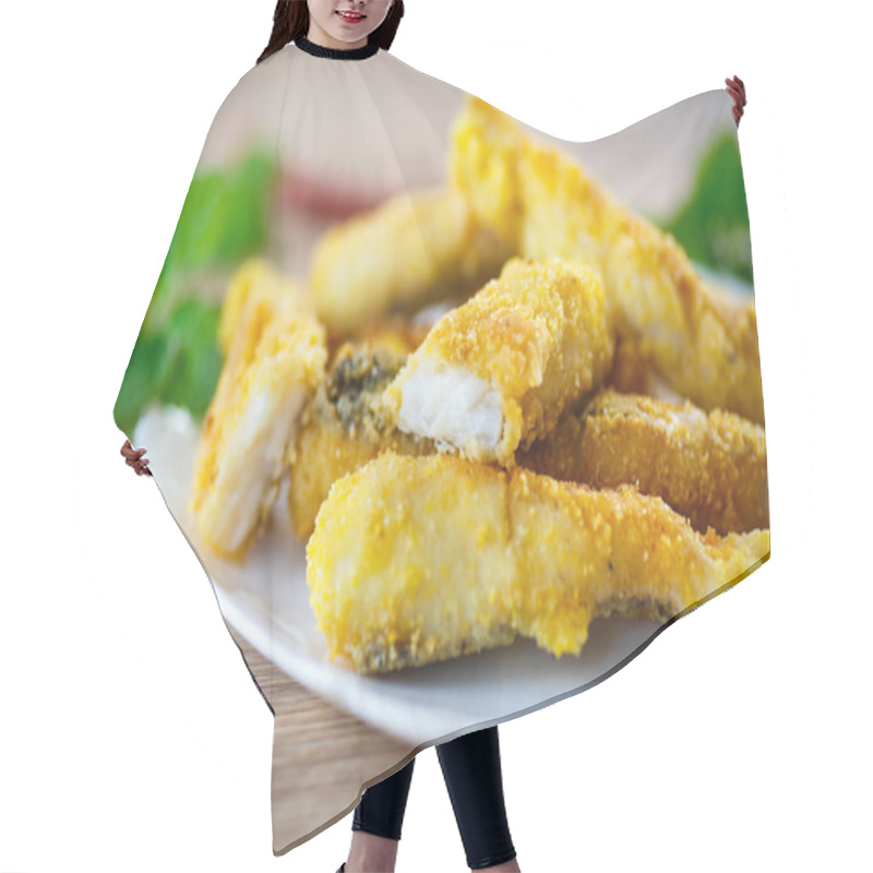 Personality  Fried Fish Hair Cutting Cape