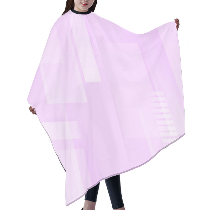 Personality  Abstract Pink Gradient Background Template Hair Cutting Cape