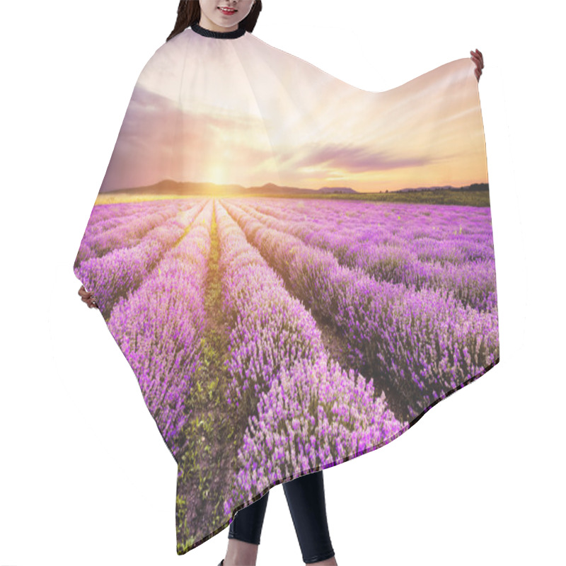 Personality  Lavender Sunrise 2 Hair Cutting Cape