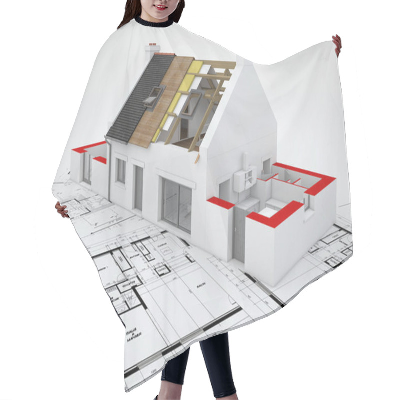 Personality  Home Construction Hair Cutting Cape