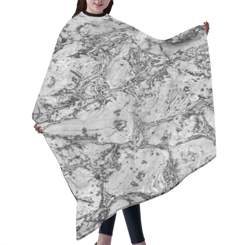 Personality  Cork Tile Gray Coarse Grunge Texture Hair Cutting Cape