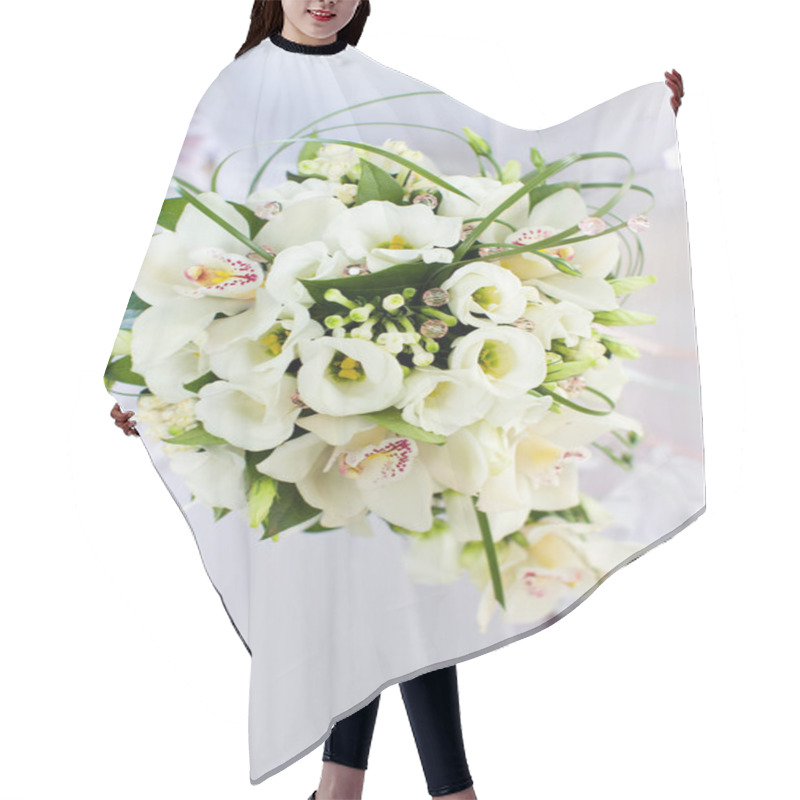 Personality  Bride's Bouquet Hair Cutting Cape