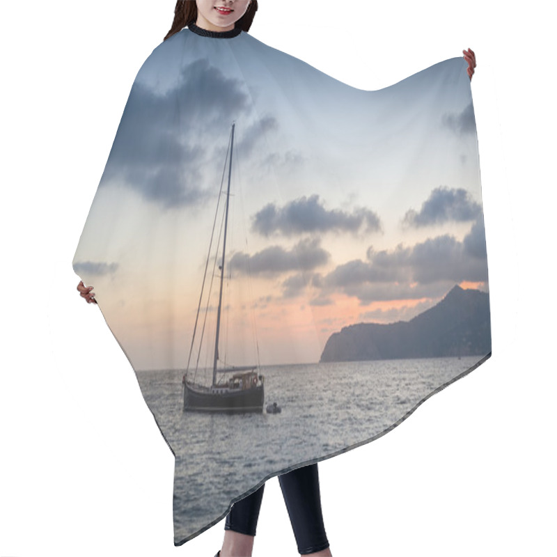 Personality  Sailing Yacht At Sunset Hair Cutting Cape