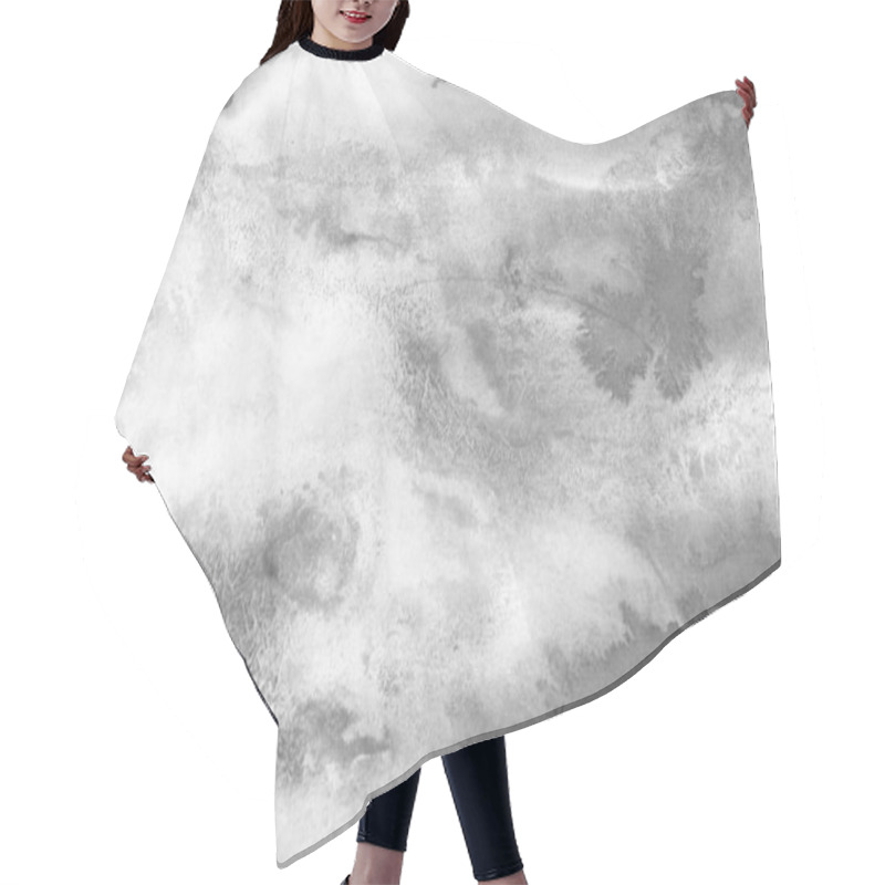 Personality   Grey Texture,  Paper Background. Paint Leaks And Ombre Effects Hair Cutting Cape