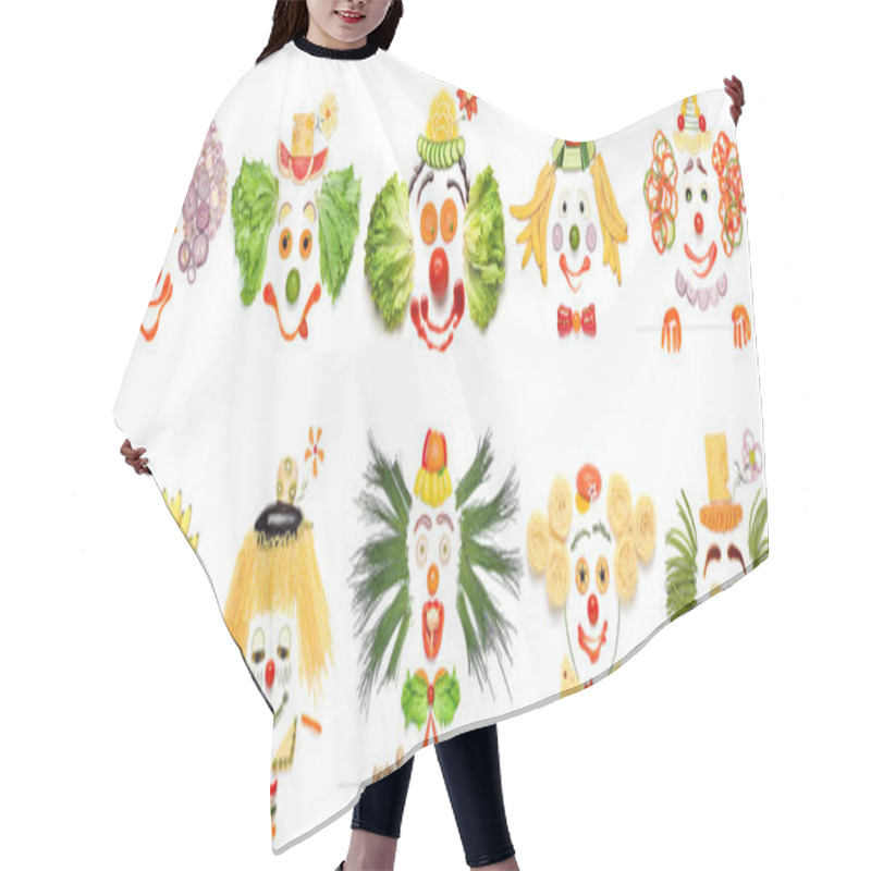 Personality  Creative Food Concept Hair Cutting Cape