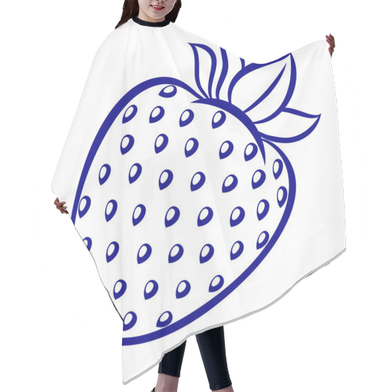 Personality  Strawberry Hair Cutting Cape