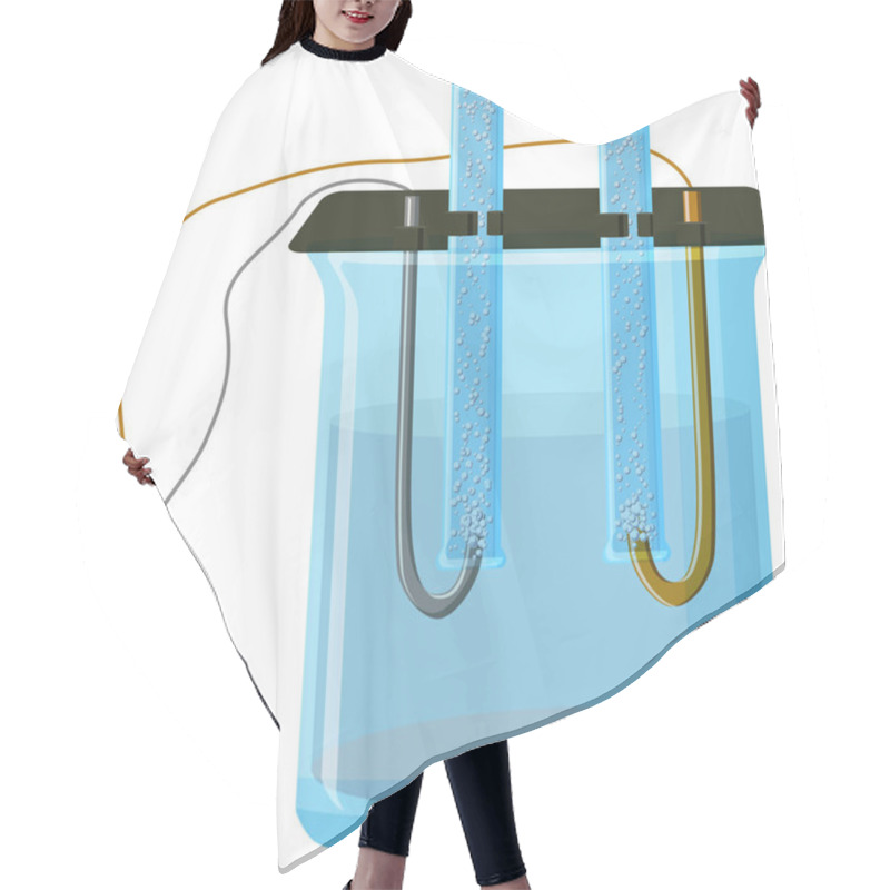 Personality  Water Electrolysis Process Hair Cutting Cape