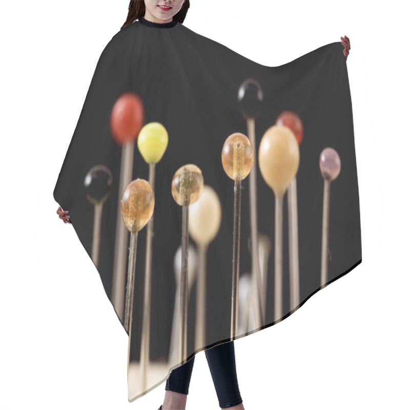 Personality  Needles And Pins Hair Cutting Cape