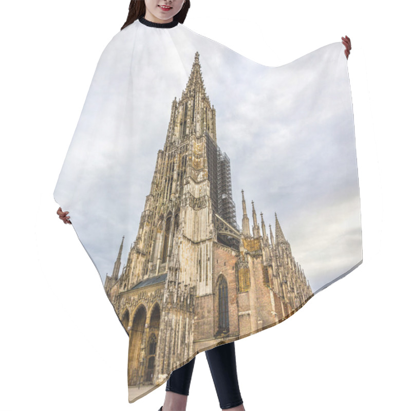 Personality  View Of Ulm Minster - Germany, Baden-Wurttemberg Hair Cutting Cape