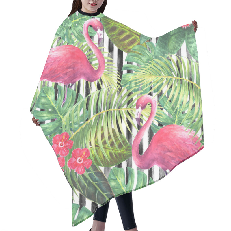 Personality  Trendy Exotic Seamless Pattern Hair Cutting Cape