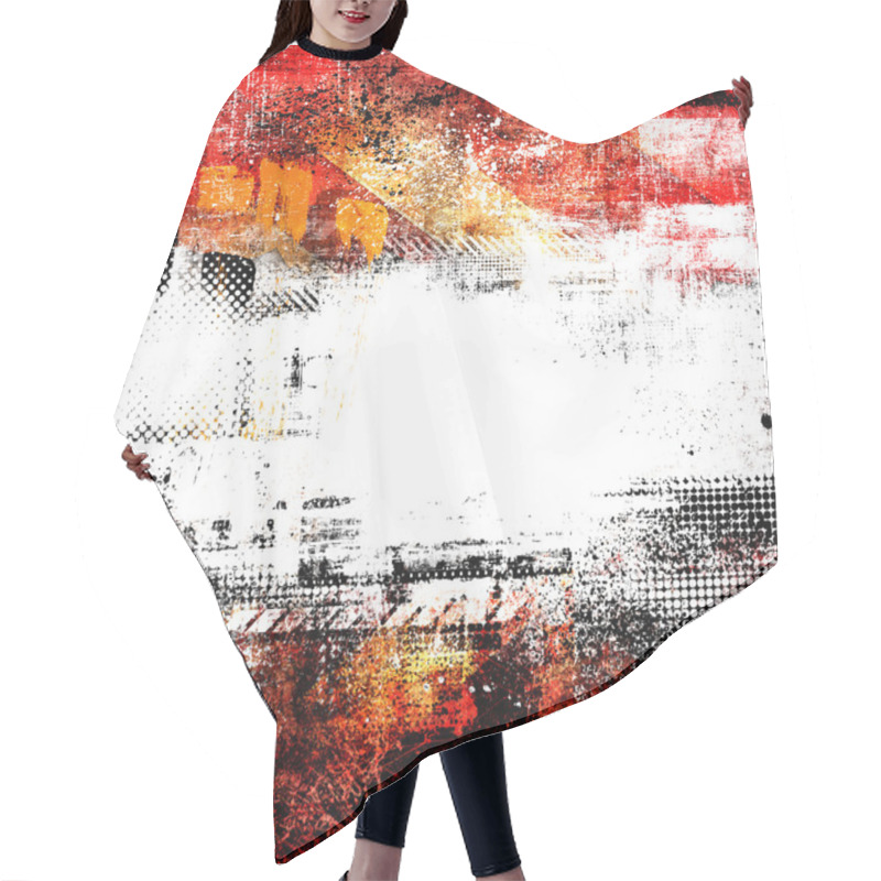 Personality  Grunge Wall Background Hair Cutting Cape