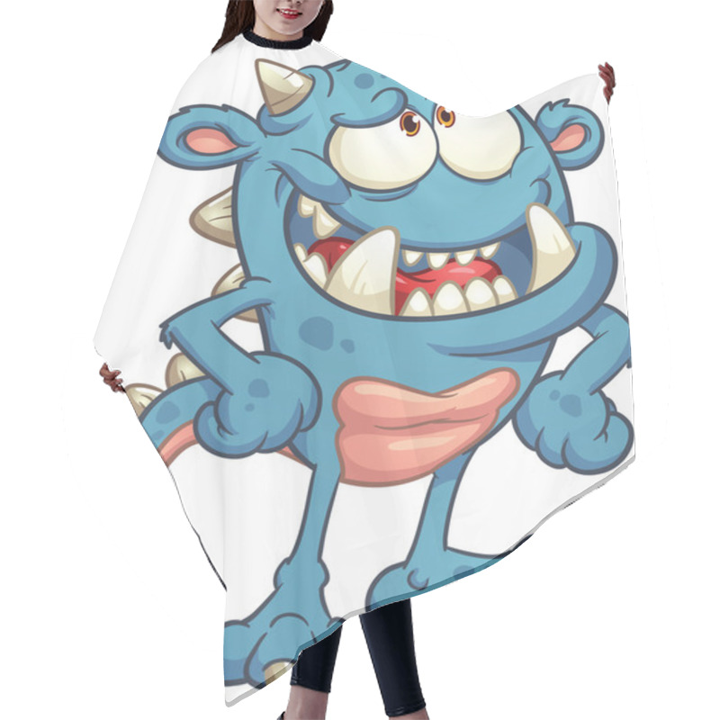 Personality  Cartoon Monster Hair Cutting Cape