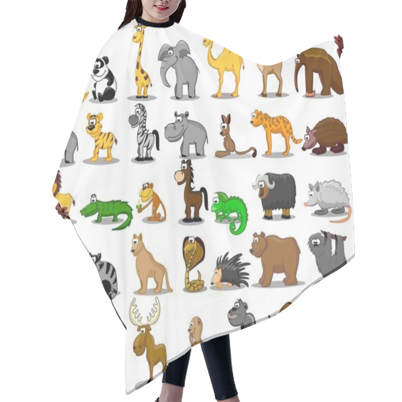 Personality  Extra Large Set Of Animals Hair Cutting Cape