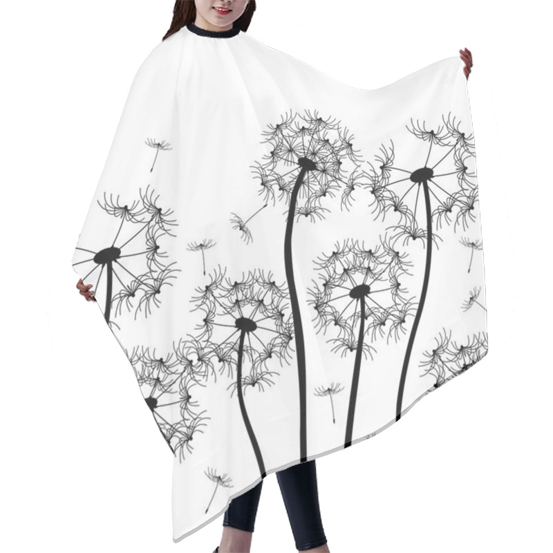 Personality  Vector Dandelion Hair Cutting Cape