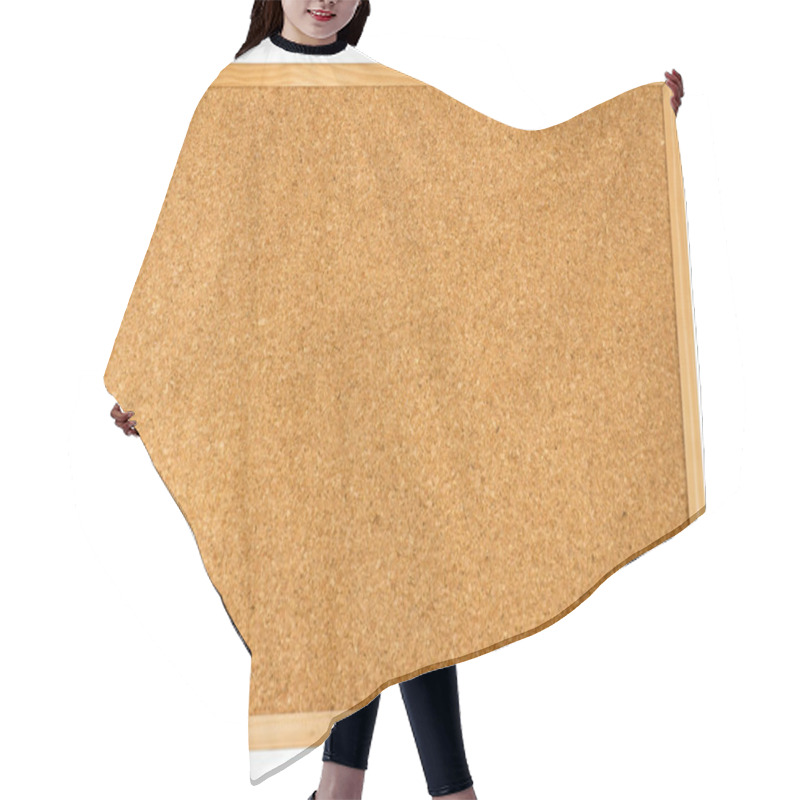 Personality  Empty Cork Board Isolated On White Backg Hair Cutting Cape