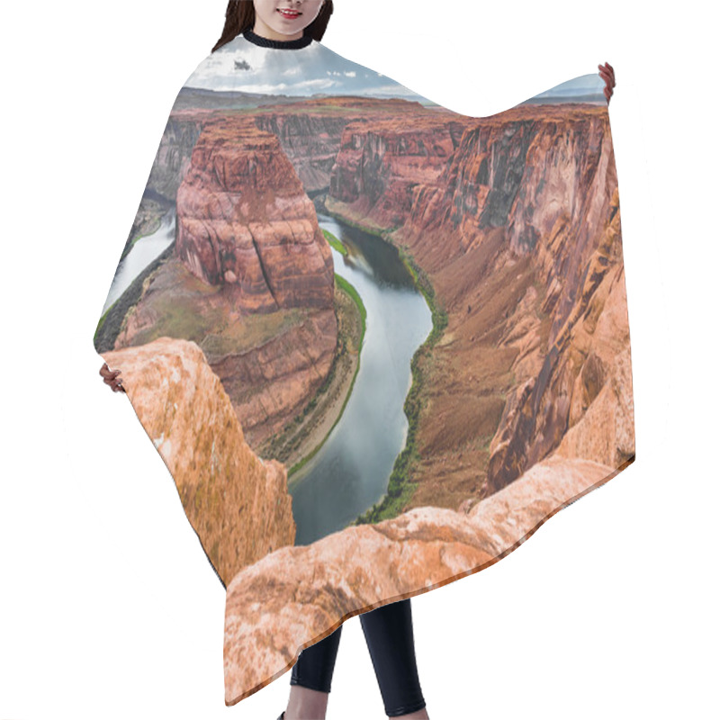 Personality  Horseshoe Bend Panorama Hair Cutting Cape