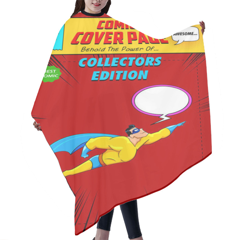 Personality  Comic Book Cover Hair Cutting Cape