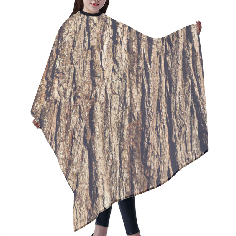 Personality  Texture Of Tree Bark, Natural Hair Cutting Cape