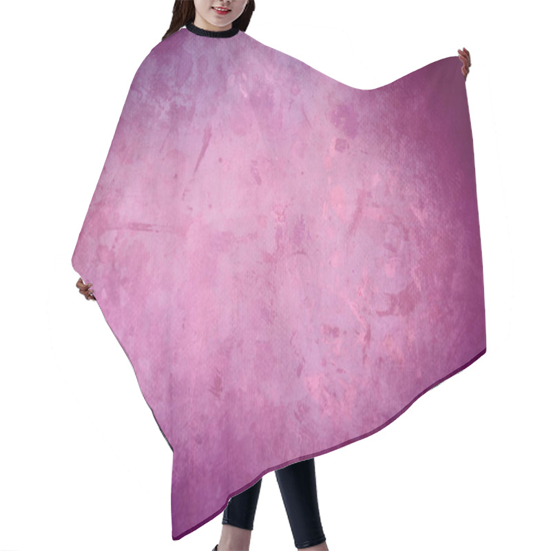 Personality  Pink Grungy Canvas Background Or Texture  Hair Cutting Cape