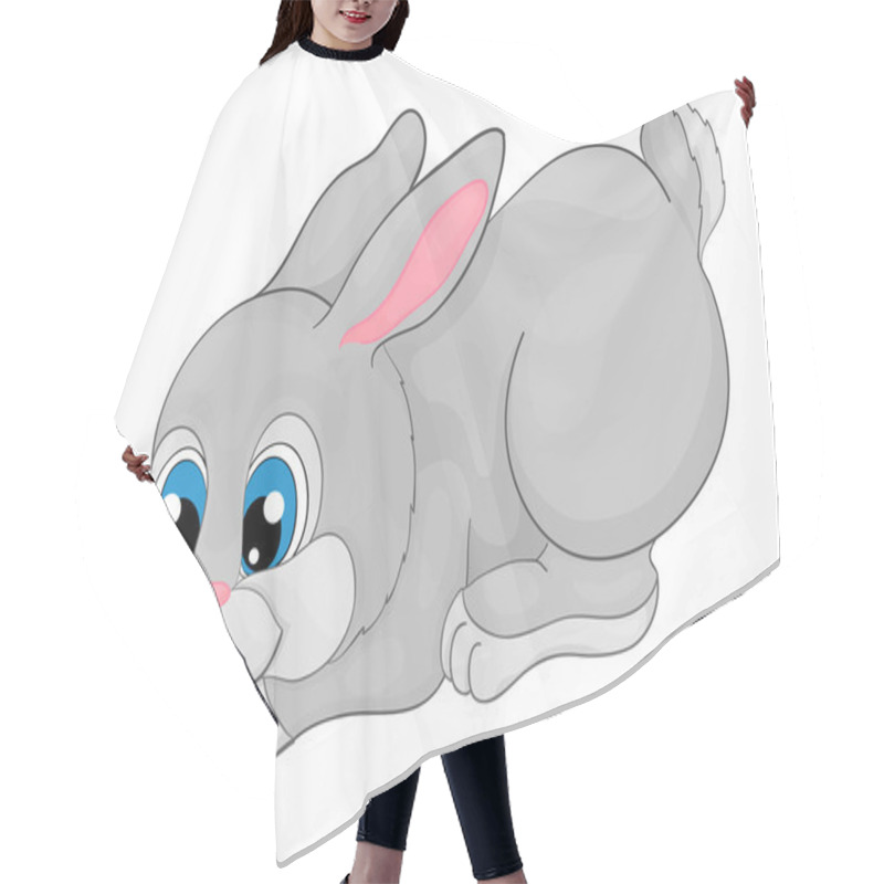 Personality  Rabbit Cartoon Hair Cutting Cape