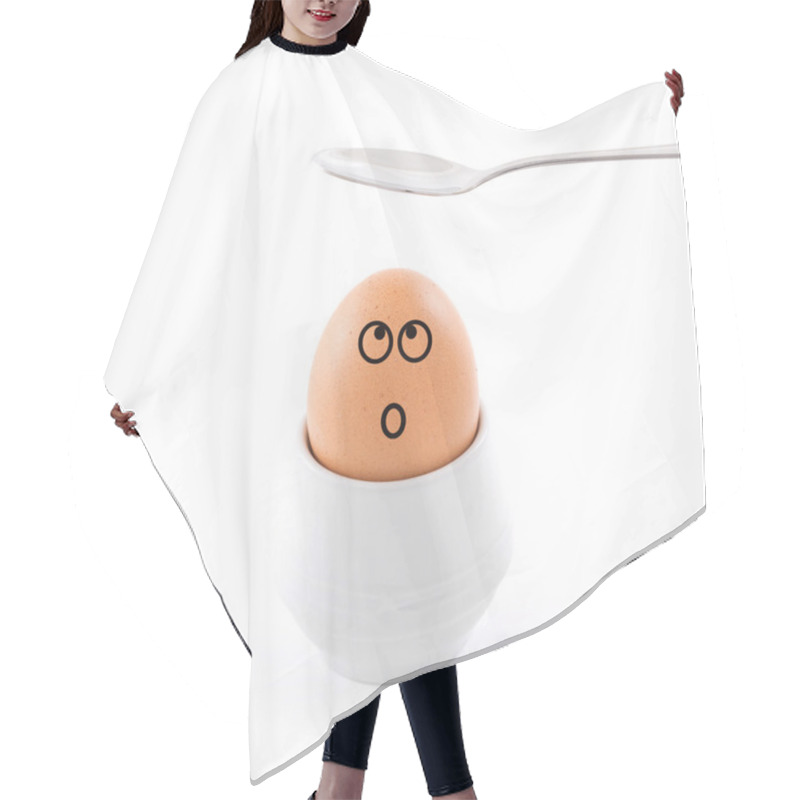 Personality  Scared Egg Hair Cutting Cape