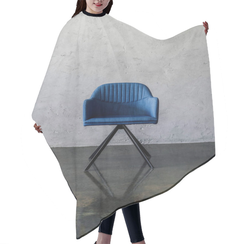 Personality  Modern Blue Chair  Hair Cutting Cape