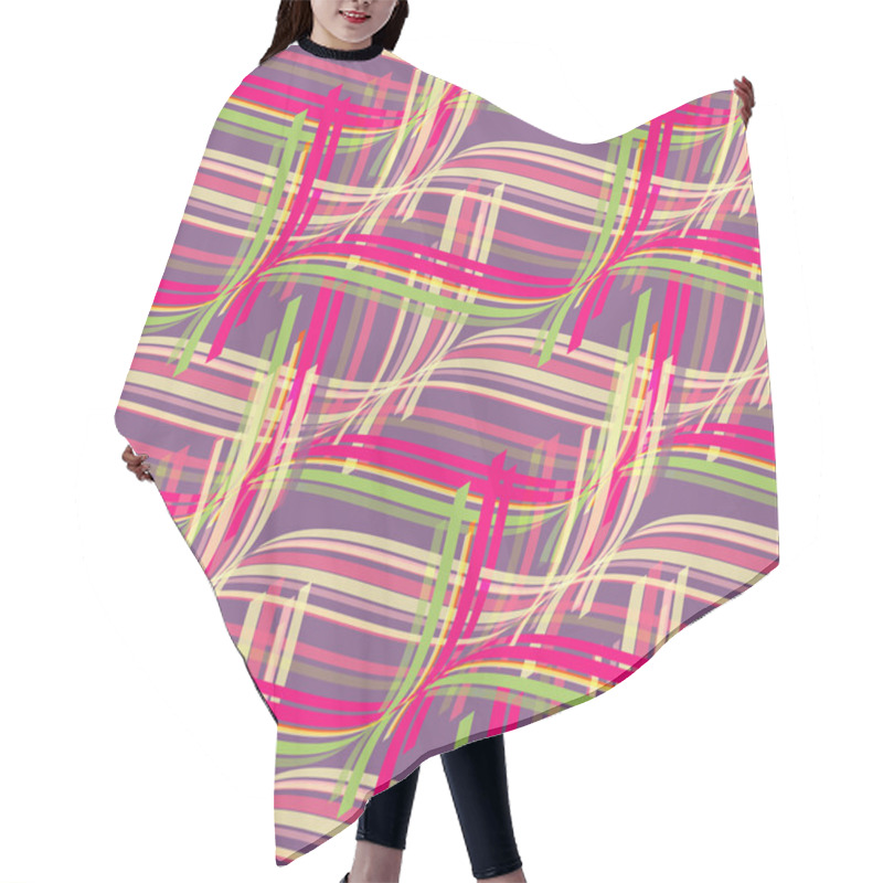 Personality  Abstract Seamless Pattern Hair Cutting Cape