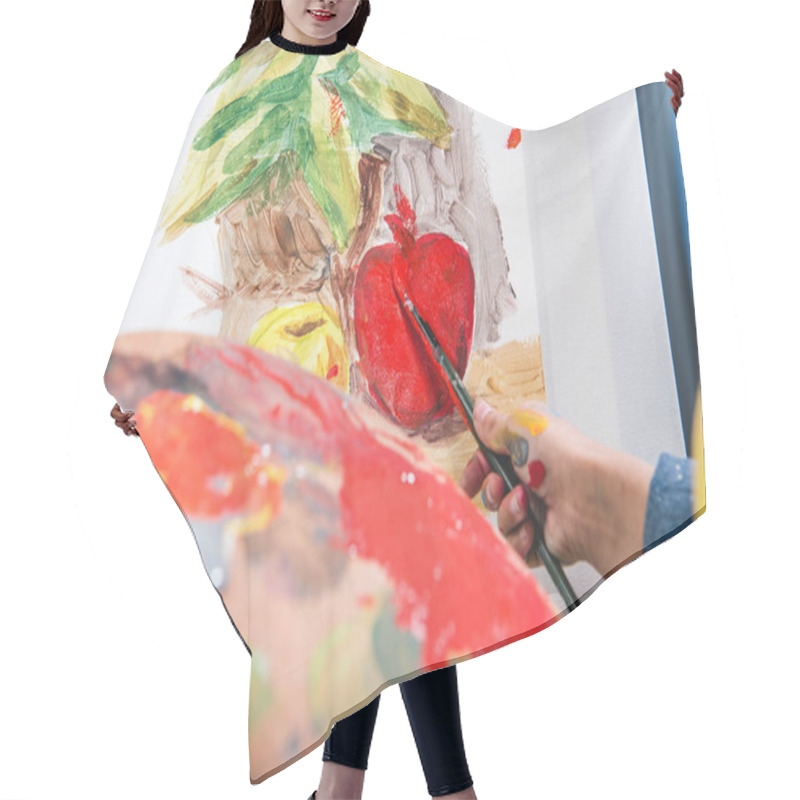 Personality  Little Artist Painting Hair Cutting Cape