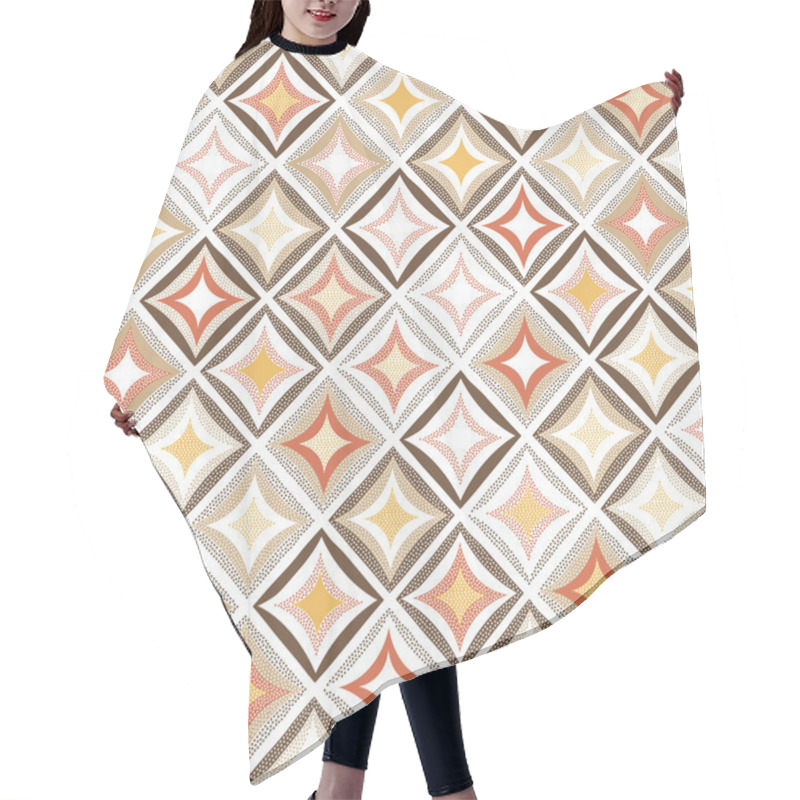 Personality  Seamless Abstract Pattern Hair Cutting Cape