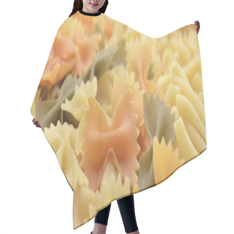 Personality  Loop Shaped Pasta Hair Cutting Cape