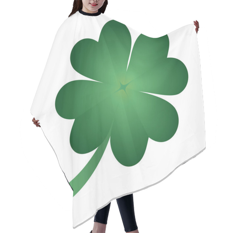 Personality  Clover Symbol Of St. Patrick's Day Hair Cutting Cape