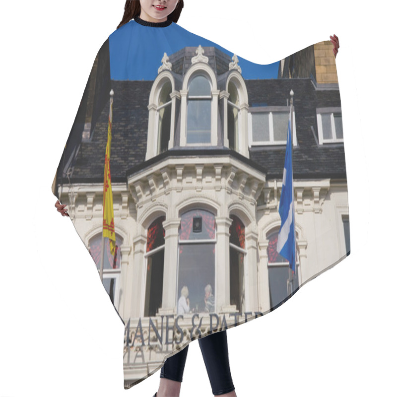 Personality  Romanes & Paterson Tea Room Hair Cutting Cape