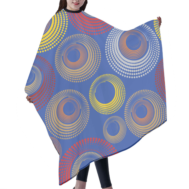 Personality  Geometric Wallpaper Vector Hair Cutting Cape