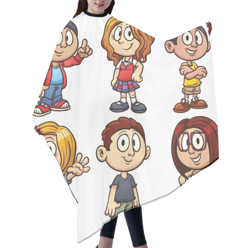 Personality  Cartoon Kids Hair Cutting Cape