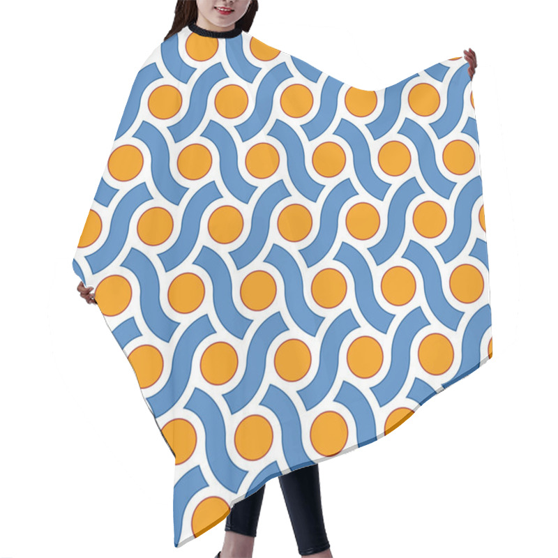 Personality  Geometric Background Hair Cutting Cape