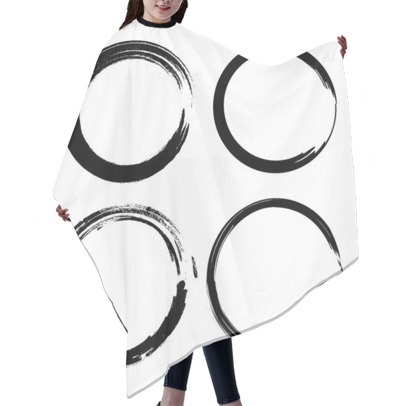 Personality  Abstract Circle Shapes Hair Cutting Cape