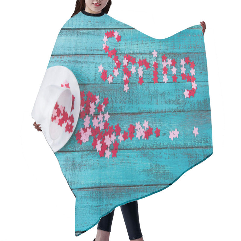 Personality  Stars Falling Out Cup Hair Cutting Cape