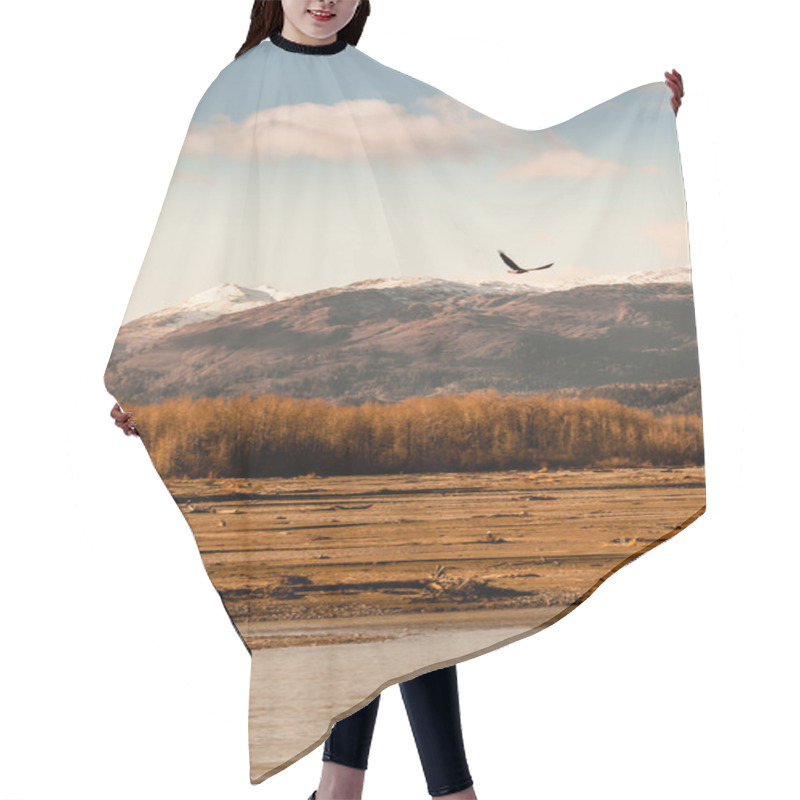 Personality  Eagle In Fall Hair Cutting Cape