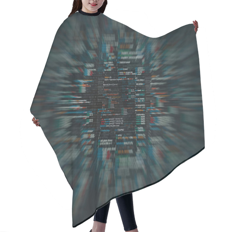 Personality  Program Code Hair Cutting Cape