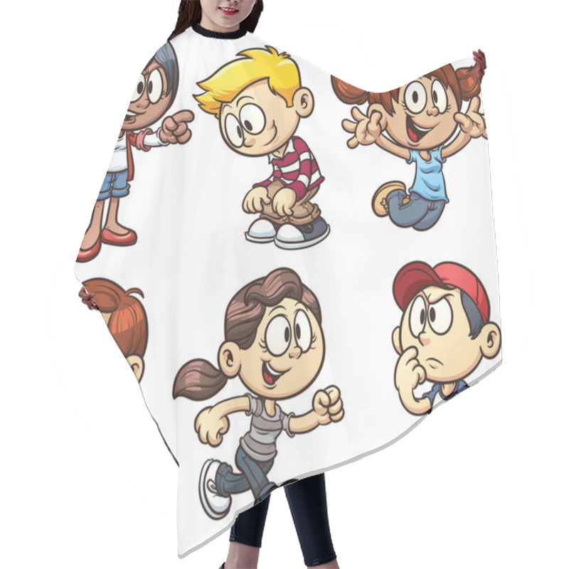 Personality  Cartoon Kids Hair Cutting Cape