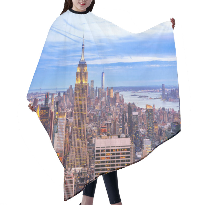 Personality  Skyline, New York City, USA  Hair Cutting Cape