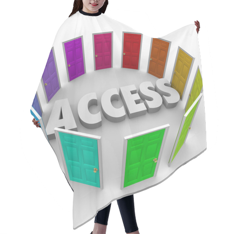 Personality  Access Open Doors Hair Cutting Cape