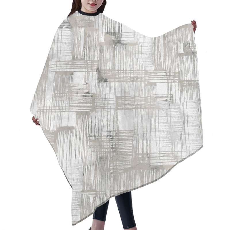 Personality  Geometry Modern Repeat Pattern With Textures Hair Cutting Cape