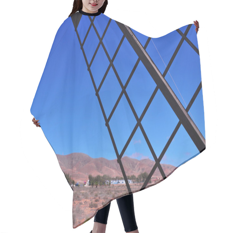 Personality  Windmill In Antigua, Fuerteventura, Canary Islands, Spain Hair Cutting Cape