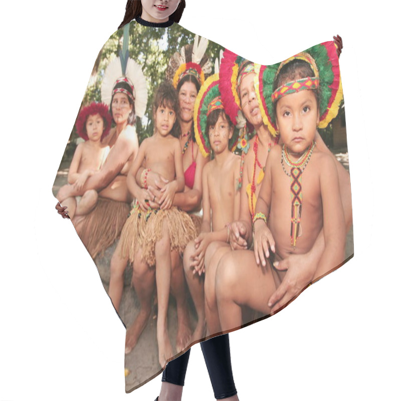 Personality  Indigenous Tribe Of Bahia Hair Cutting Cape