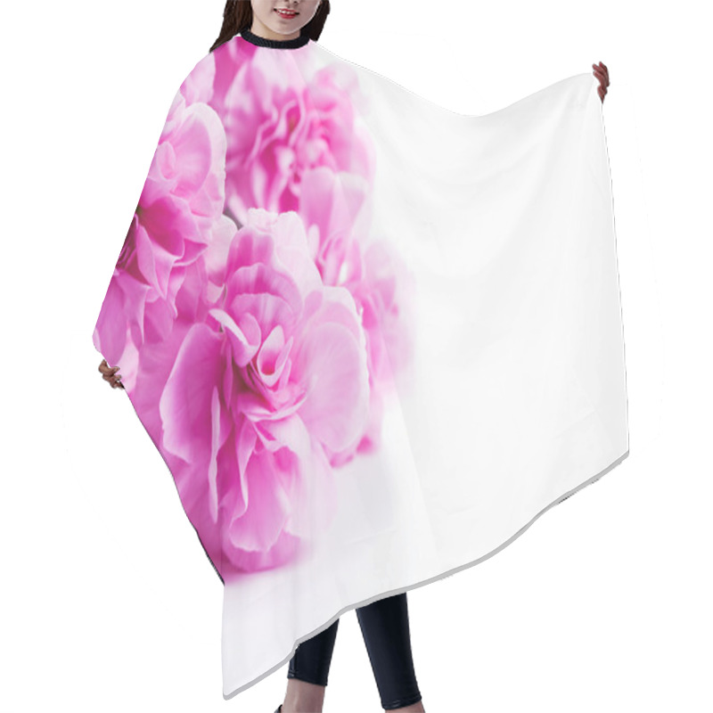 Personality  Pink Soft Spring Flowers Bouquet Hair Cutting Cape