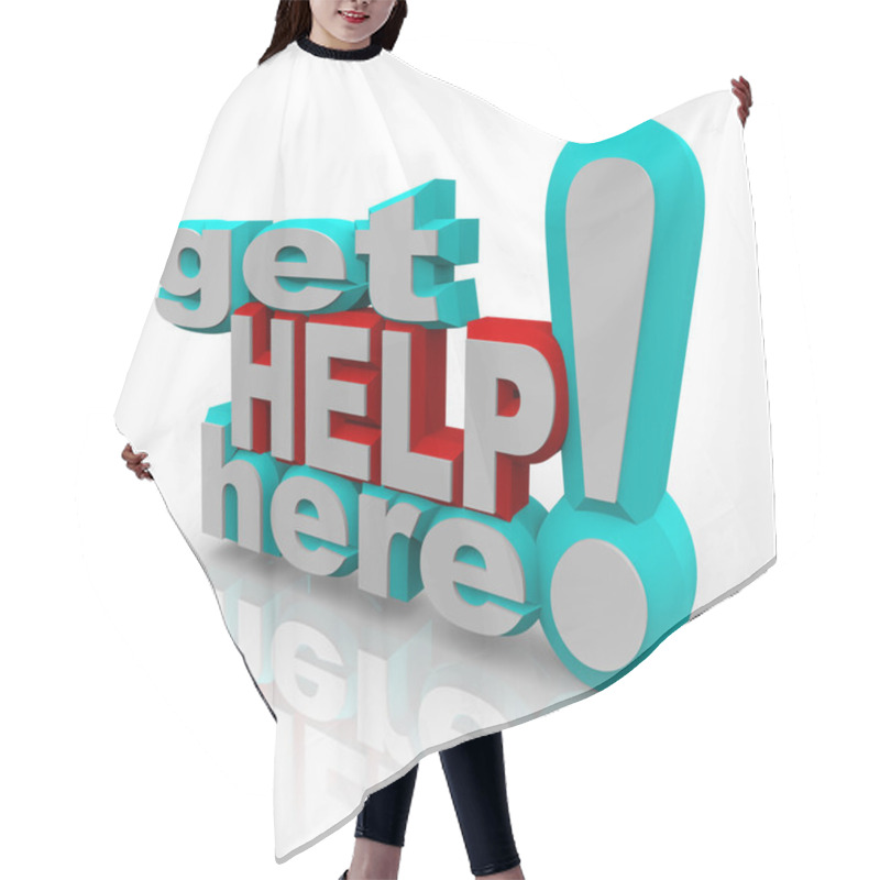 Personality  Get Help Here - Customer Support Service Solutions Hair Cutting Cape