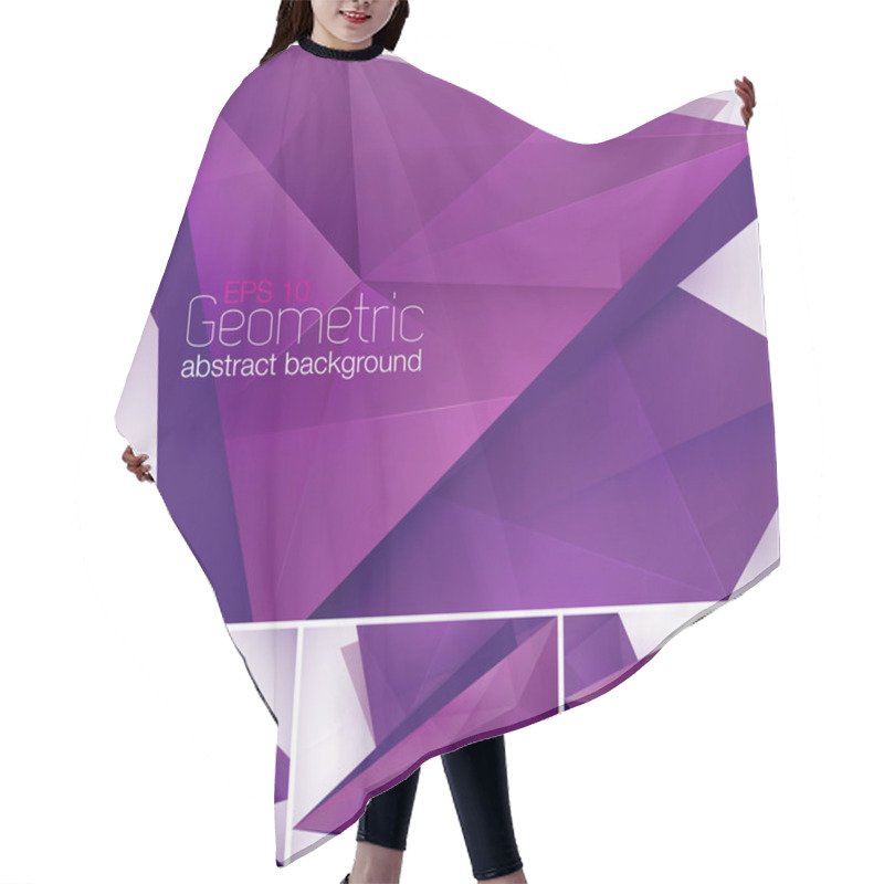 Personality  Geometric Abstract Background Hair Cutting Cape